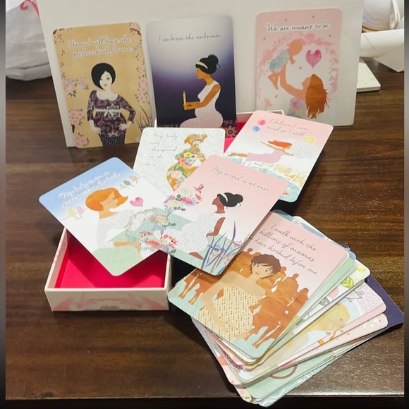 MAMA NATURAL Affirmation Cards Beautiful & Colorful inspirational cards Set/50 - Picture 5 of 11